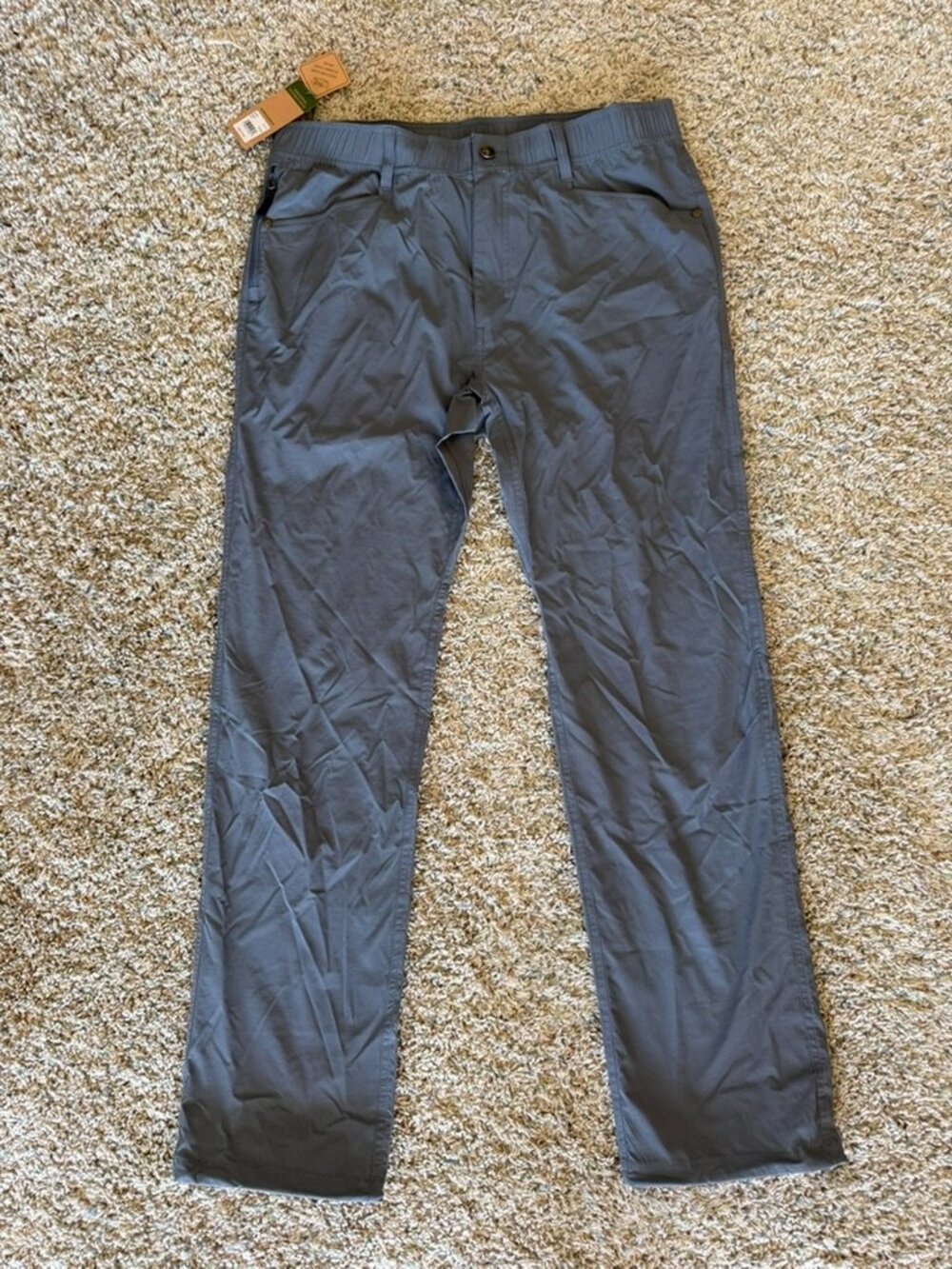 NWT Marsh Wear Escape Pants Mens Sz 34x32 Gray Nylon Stretch Fishing Outdoors